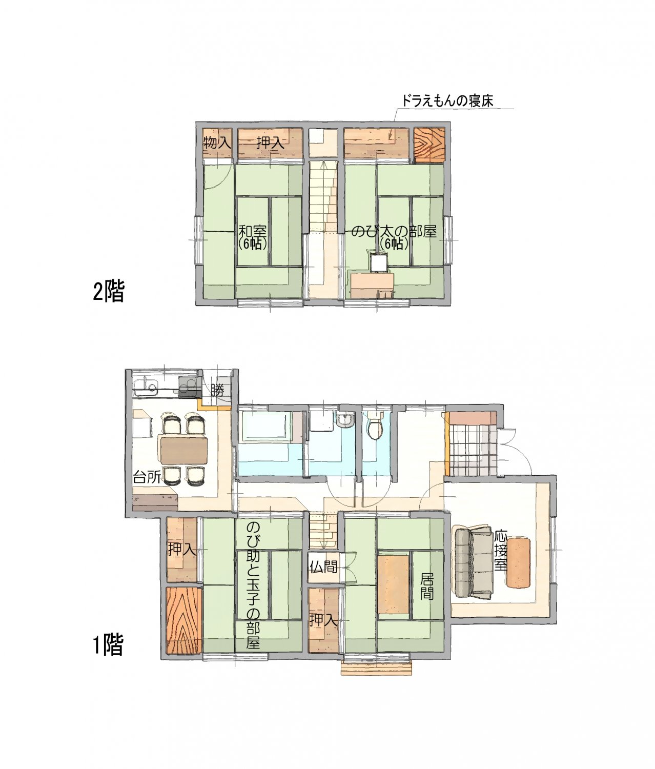 名作アニメのおうちの間取 不動産 土地 新築 中古住宅 マンション テナント のことならfind R ファインドアール Find R